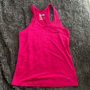 Pink Nike Dri-fit Tank Top Medium